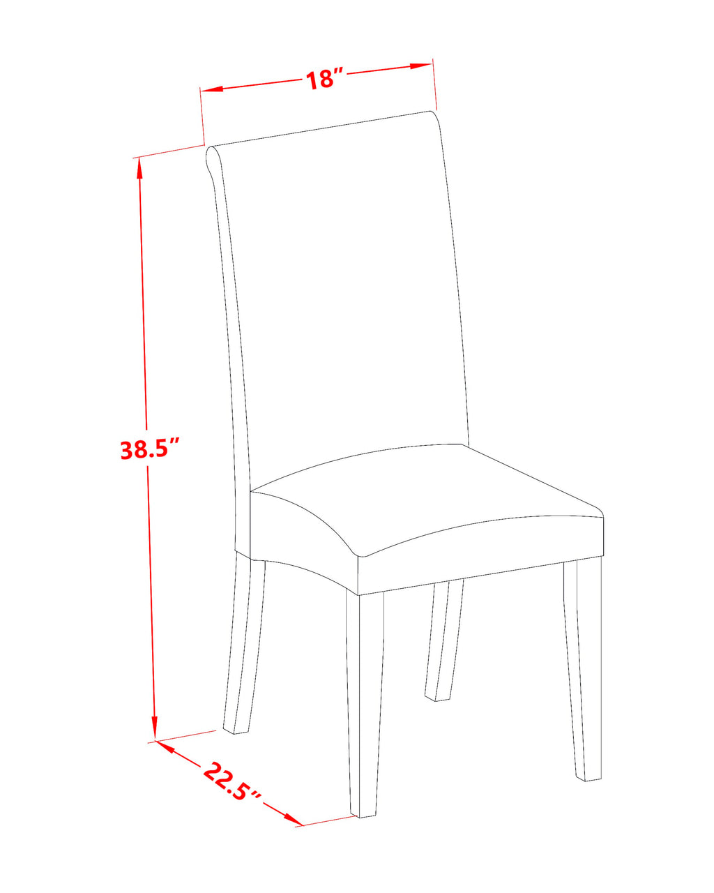 East West Furniture X027BA201-6 6 Piece Dining Room Set Contains a Rectangle Dining Table with X-Legs and 4 Cream Linen Fabric Parson Chairs with a Bench