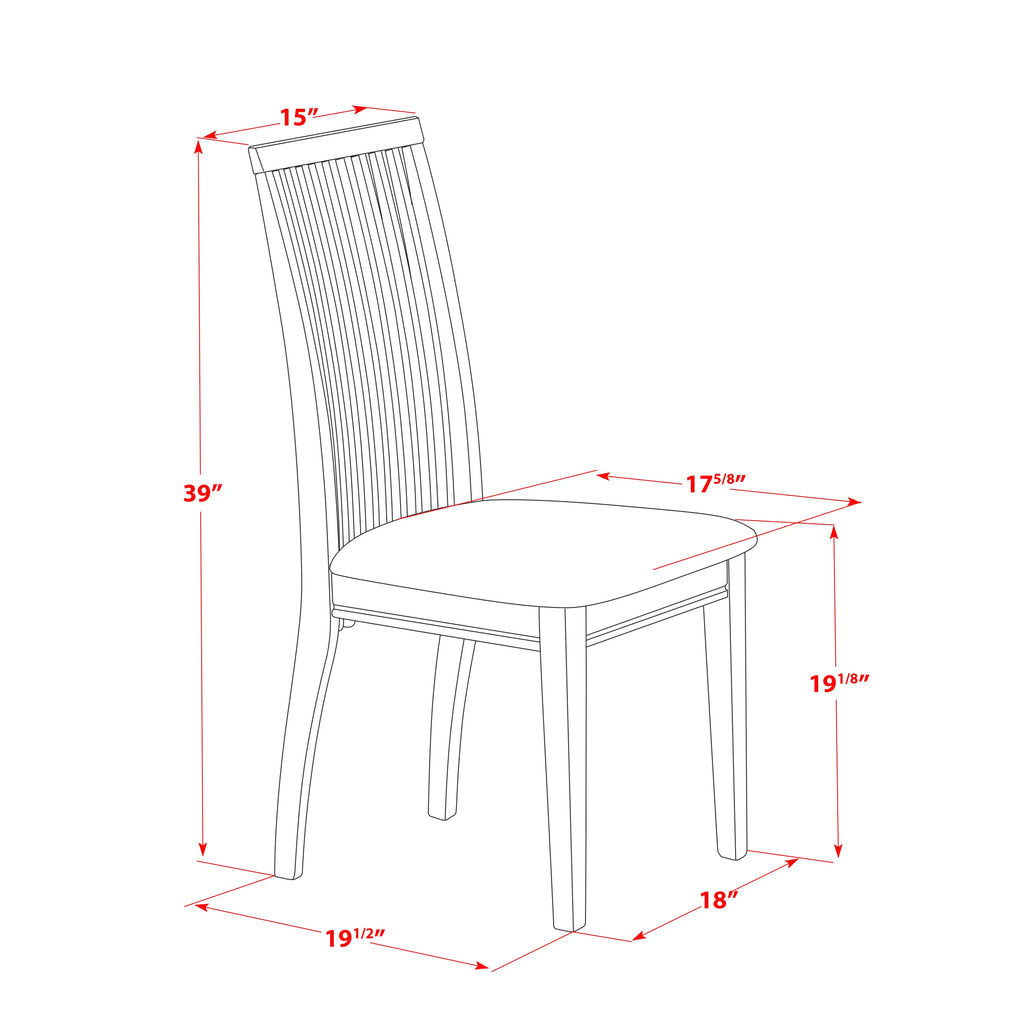 East West Furniture AVIP5-LWH-C 5 Piece Dinette Set for 4 Includes an Oval Dining Room Table with Butterfly Leaf and 4 Linen Fabric Kitchen Dining Chairs, 42x60 Inch, Linen White