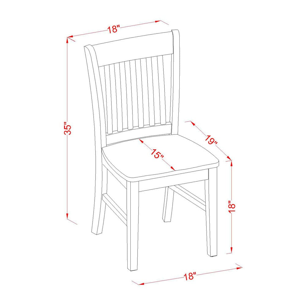 East West Furniture MZNO5-LWH-W 5 Piece Kitchen Table & Chairs Set Includes a Rectangle Dining Table with Dropleaf and 4 Dining Room Chairs, 36x54 Inch, Linen White