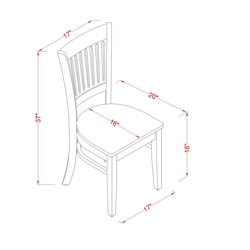 East West Furniture MZVA3-LWH-W 3 Piece Dinette Set for Small Spaces Contains a Rectangle Dining Table with Dropleaf and 2 Kitchen Dining Chairs, 36x54 Inch, Linen White